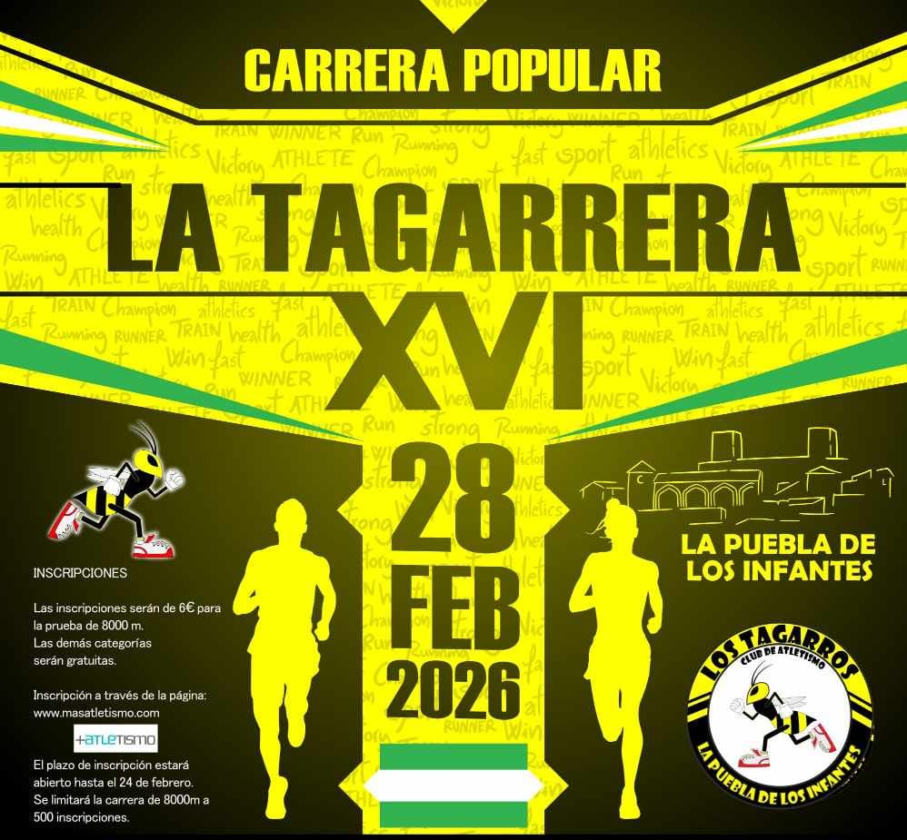 XVI CARRERA POPULAR LA TAGARRERA ( CATEGORIAS ADULTOS )